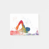 zwemmer in waterverf post-it® notes (Voorkant)