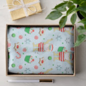 Zwemmer Kerstvakantie Tissuepapier (Geschenk)