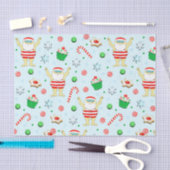 Zwemmer Kerstvakantie Tissuepapier (Craft)
