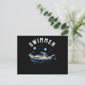 Zwemmer - Perfect ontwerp voor zwemmers Briefkaart (Staand voorkant)