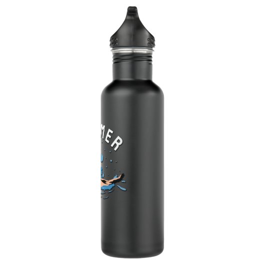 Zwemmer - Perfect ontwerp voor zwemmers Waterfles (Rechts)