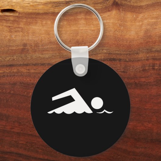 zwemmer sleutelhanger (Voorkant)