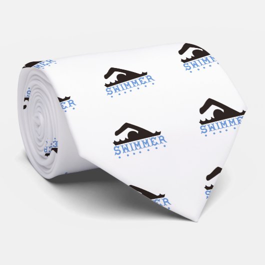 zwemmer stropdas (Opgerold)