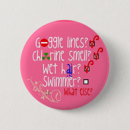 zwemmer? Wat nog meer? Ronde Button 5,7 Cm