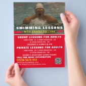 Zwemmer, Zwemmelles Adverteren flyer (Hand)