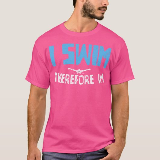 Zwemmer Zwemmen T-shirt (Voorkant)
