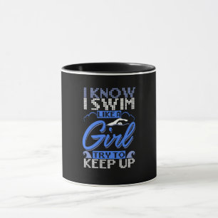 Zwemmer Zwemmen Zwem Sport Cadeau Mok