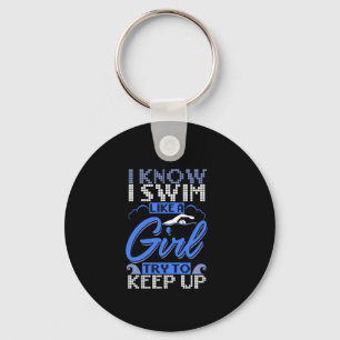 Zwemmer Zwemmen Zwem Sport Cadeau  Sleutelhanger
