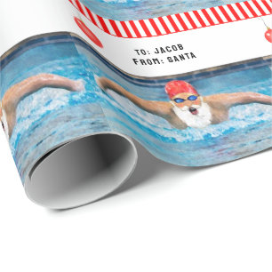 Zwemmer Zwemvakantie Cadeau Cadeaupapier