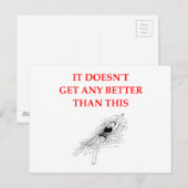 ZWEMMEREN BRIEFKAART (Voorkant / Achterkant)