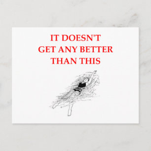 ZWEMMEREN BRIEFKAART