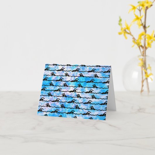 ZWEMMEREN KAART (Gele Bloem)