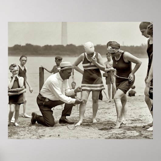 ZWEMMERENDE PATROL 1922 POSTER (Voorkant)