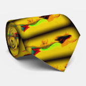 zwemmermaïd geel stropdas (Opgerold)