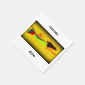 zwemmermaïde persoonlijke uitnodiging servet (Hoek)