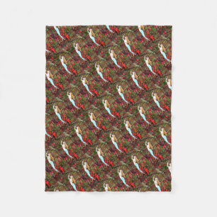 zwemmermata fleece deken