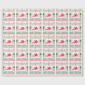 ZWEMMERRY CHRISTMAS . CADEAUPAPIER (Vlak)