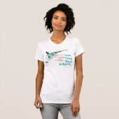 Zwemmers Butterfly Stroke T-Shirt (Voorkant volledig)