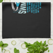 Zwemmers doen meer knijpen in grappige gift-zwemto theedoek (Gevouwen)