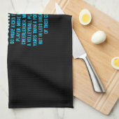 Zwemmers doen meer knijpen in grappige gift-zwemto theedoek (Quarter Fold)