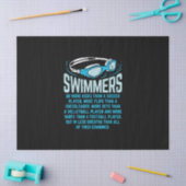 Zwemmers doen meer knijpen in grappige gift-zwemto tissuepapier (Craft)