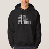 Zwemmers en zwemmers : Nummer één zwemmer Hoodie (Voorkant)