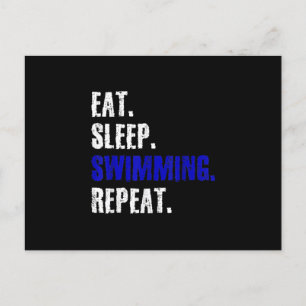 Zwemmers en zwemmers Zomer Zomer Gift Aankondigingskaart