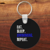 Zwemmers en zwemmers Zomer Zomer Gift Sleutelhanger (Voorkant)