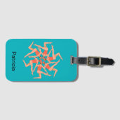 Zwemmers - gesynchroniseerd zwemmen - gepersonalis bagagelabel (Voorkant (horizontaal))