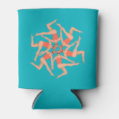 Zwemmers - gesynchroniseerde zwemmers blikjeskoeler (Voorkant)