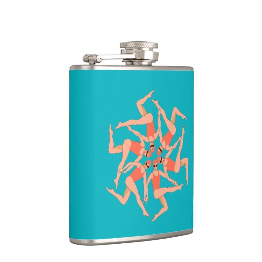 Zwemmers - gesynchroniseerde zwemmers heupfles (Rechts)