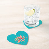 Zwemmers - gesynchroniseerde zwemmers kartonnen onderzetters (Insitu)