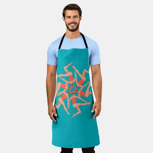 Zwemmers - gesynchroniseerde zwemmers schort (Gedragen)