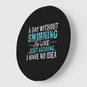 Zwemmers geven een dag zonder zwemmen is als zwemm grote klok (Hoek)