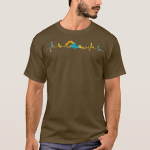 Zwemmers hartslag t-shirt