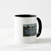 Zwemmers met drijfveren en sport mok (Voorkant rechts)