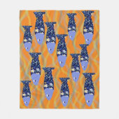 Zwemmers nautisch thema Zwemvissen Fleece Deken (Voorkant)