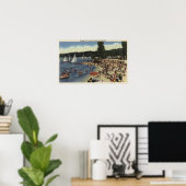 Zwemmers op badkuip poster (Thuiskantoor)