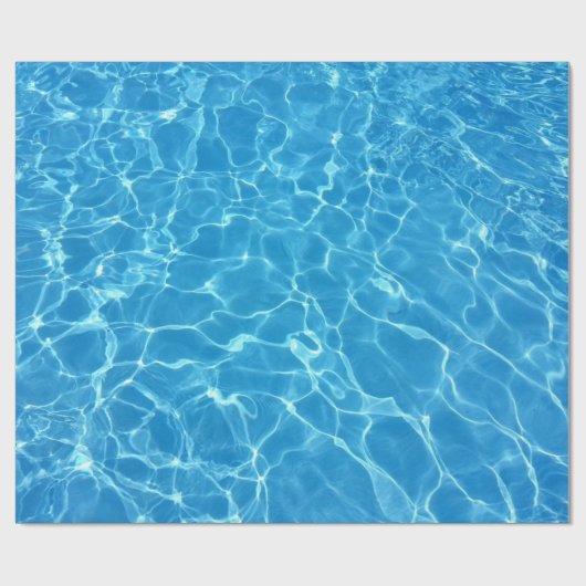 Zwemmers Pool Water Swim Cadeaupapier (Vlak)