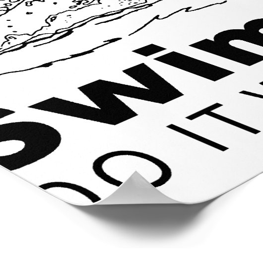 Zwemmers Poster (Hoek)