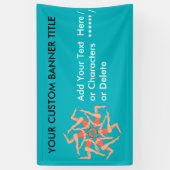 Zwemmers - Synchro zwemmen Choreografie op maat Spandoek (Verticaal)