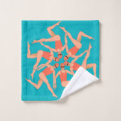 Zwemmers - Synchronisatie zwemmen Bad Handdoek (Wasdoekje)