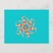 Zwemmers - Synchronisatie zwemmen Briefkaart (Voorkant)