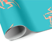 Zwemmers - Synchronisatie zwemmen Cadeaupapier (Rol Hoek)
