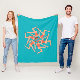 Zwemmers - Synchronisatie zwemmen Fleece Deken
