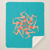 Zwemmers - Synchronisatie zwemmen Sherpa Deken (Voorkant)