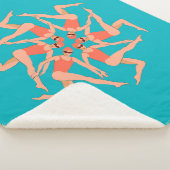 Zwemmers - Synchronisatie zwemmen Sherpa Deken (3/4)