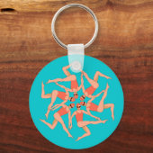 Zwemmers - Synchronisatie zwemmen Sleutelhanger (Voorkant)