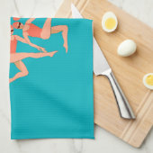 Zwemmers - Synchronisatie zwemmen Theedoek (Quarter Fold)