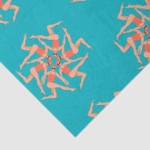 Zwemmers - Synchronisatie zwemmen Tissuepapier (Detail)